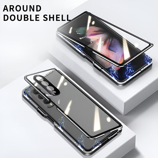 Galaxy Z Fold5 - Double Sided Magnetic Metal Frame Case