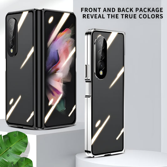 Galaxy Z Fold4 - Double Sided Magnetic Metal Frame Case