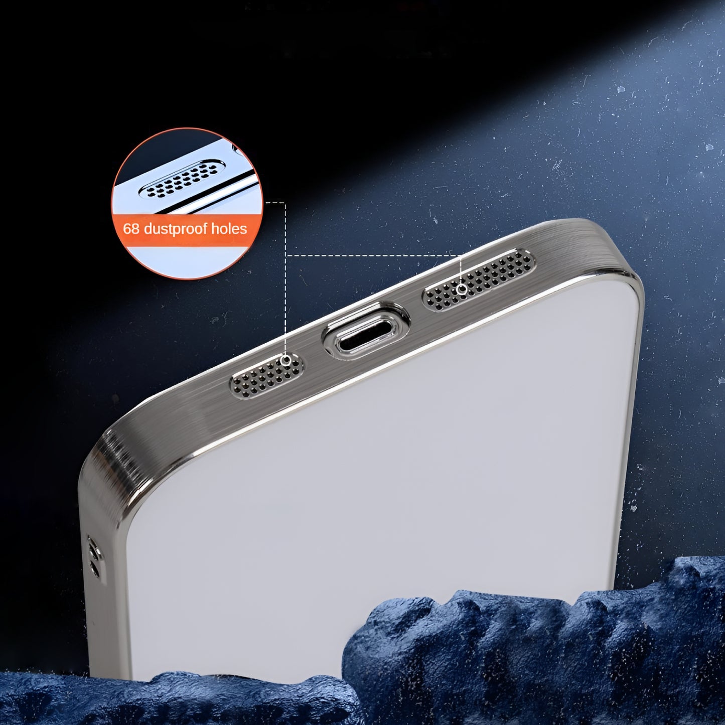 iPhone Series - Alloy Edge Reflective Case