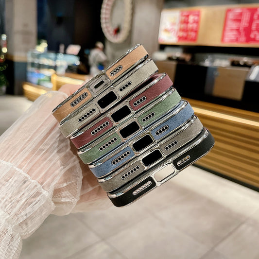 Electroplated Lambskin Protective Case