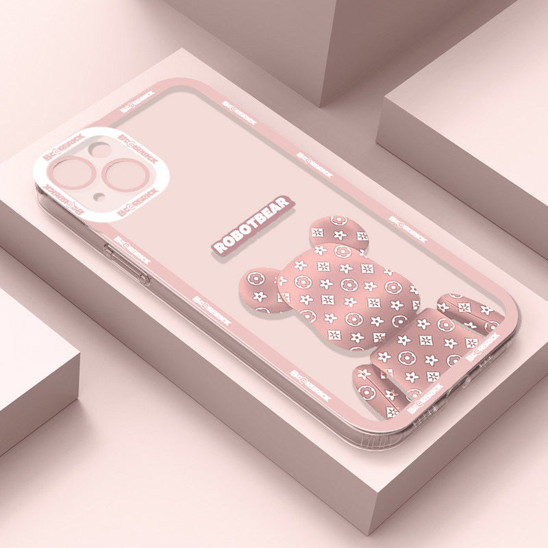 iPhone 14 Series -  Bearbrick Soft Gel Rubber Case