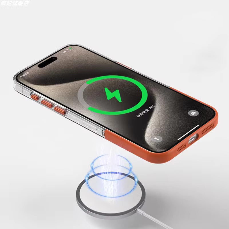 iPhone Series - Transparent MagSafe Shell Case