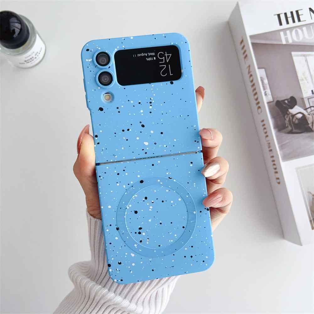 Galaxy Z Flip Series - Magnetic Fashion Ink Matte Case