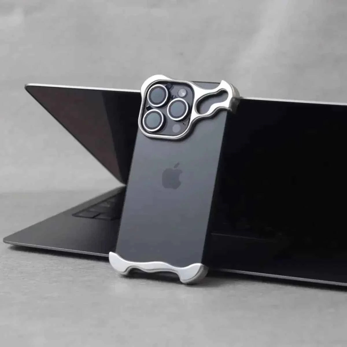 iPhone Series - Titanium Frame Luxury Bumper Case