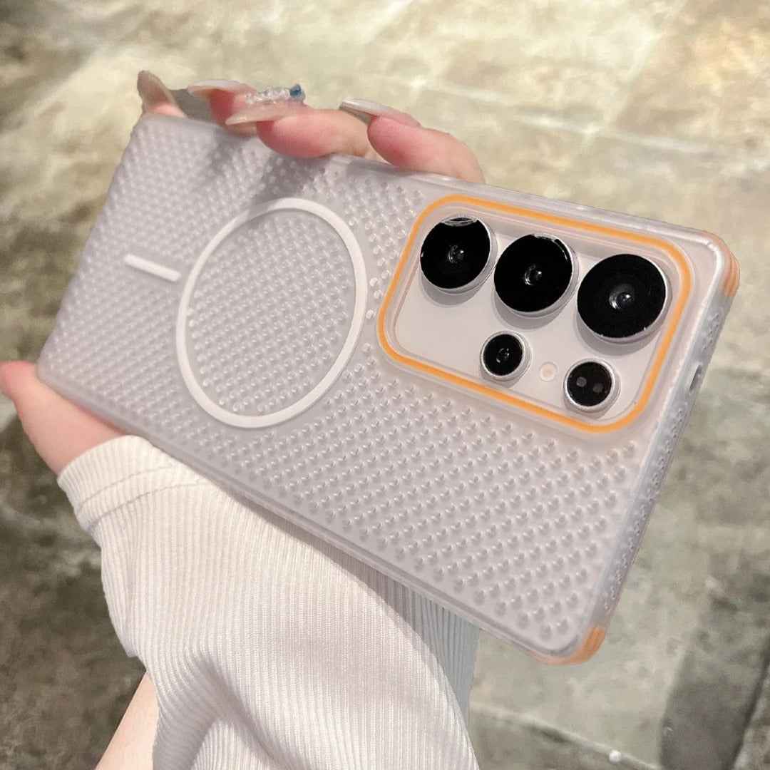 Grid Mesh Cooling MagSafe Case - Galaxy