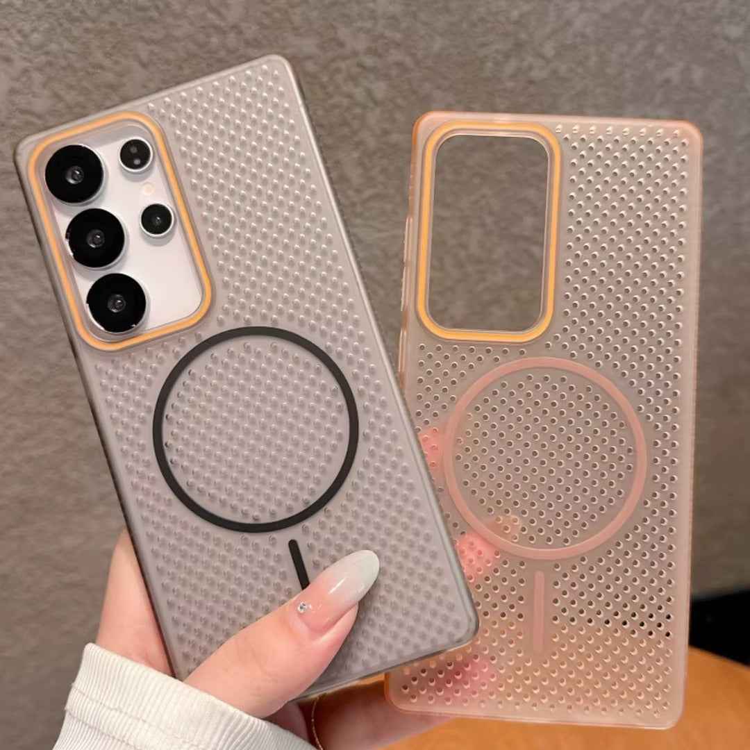Grid Mesh Cooling MagSafe Case - Galaxy