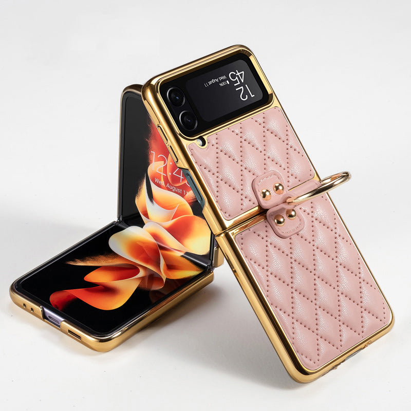 Galaxy Z Flip Series - Luxury Leather Case