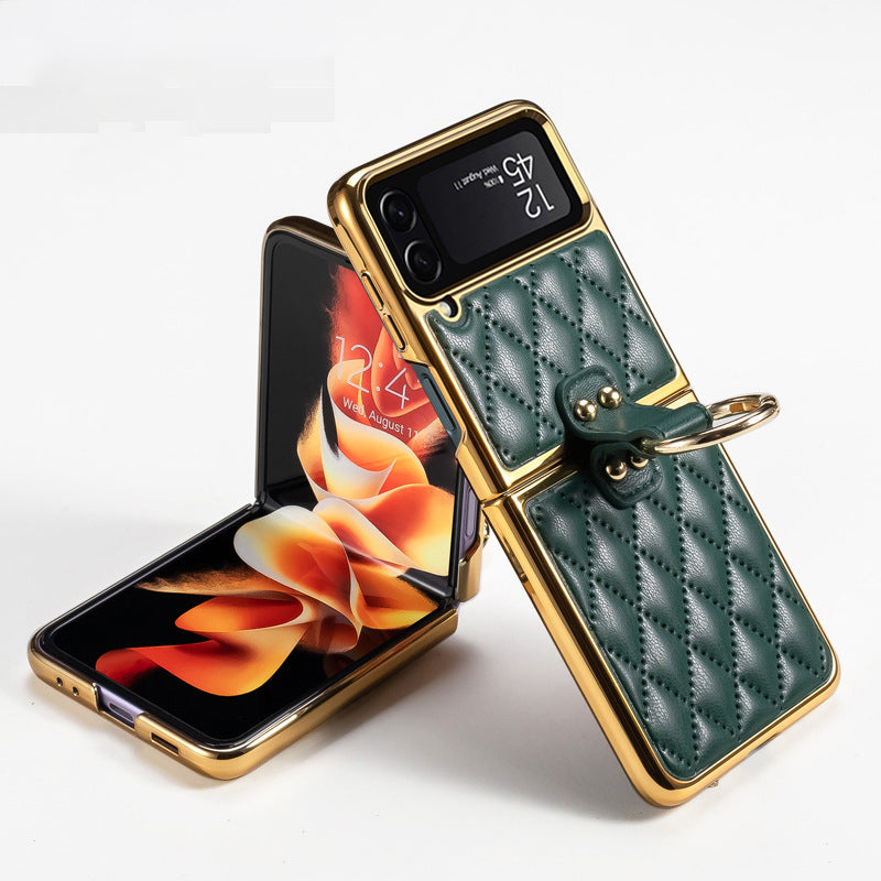 Galaxy Z Flip Series - Luxury Leather Case