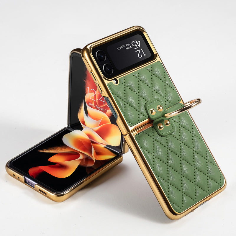 Galaxy Z Flip Series - Luxury Leather Case
