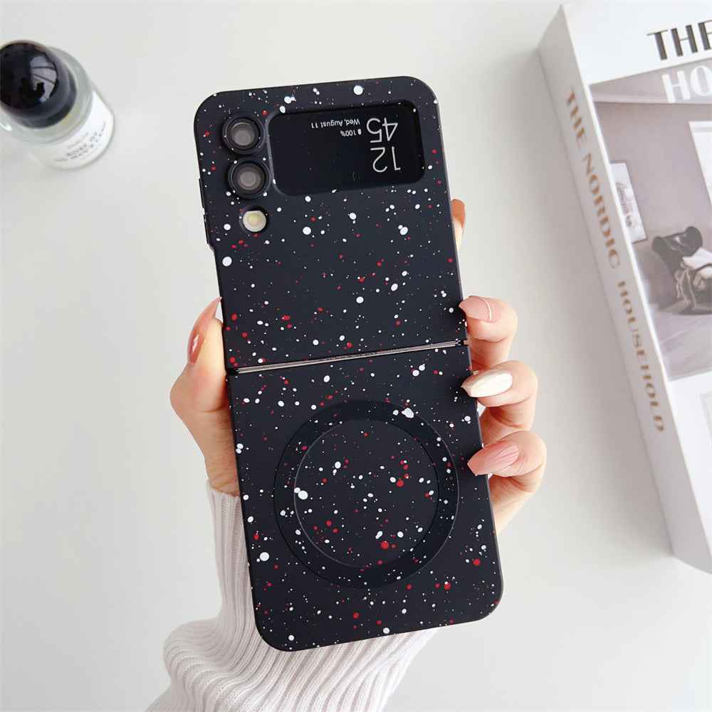Galaxy Z Flip Series - Magnetic Fashion Ink Matte Case