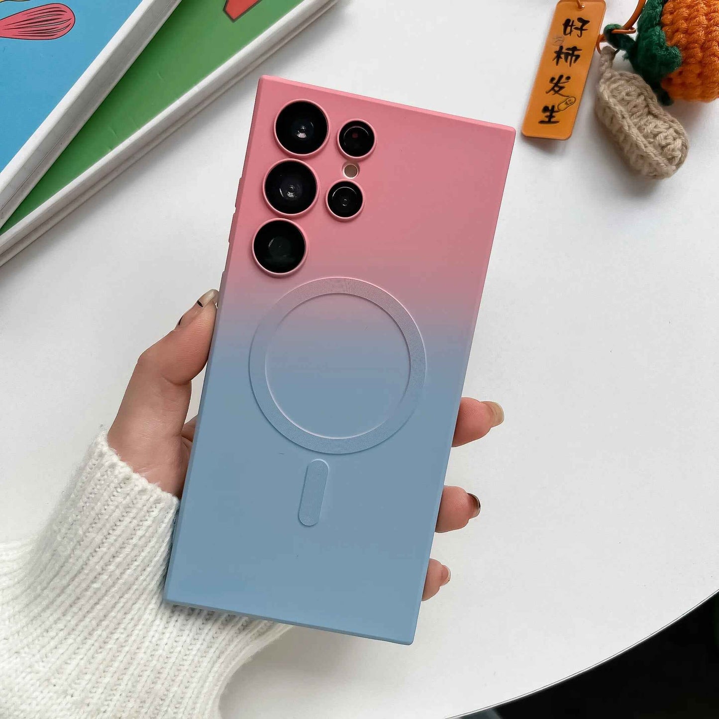 S23 Series - Silicone Gradient Color Phone Case