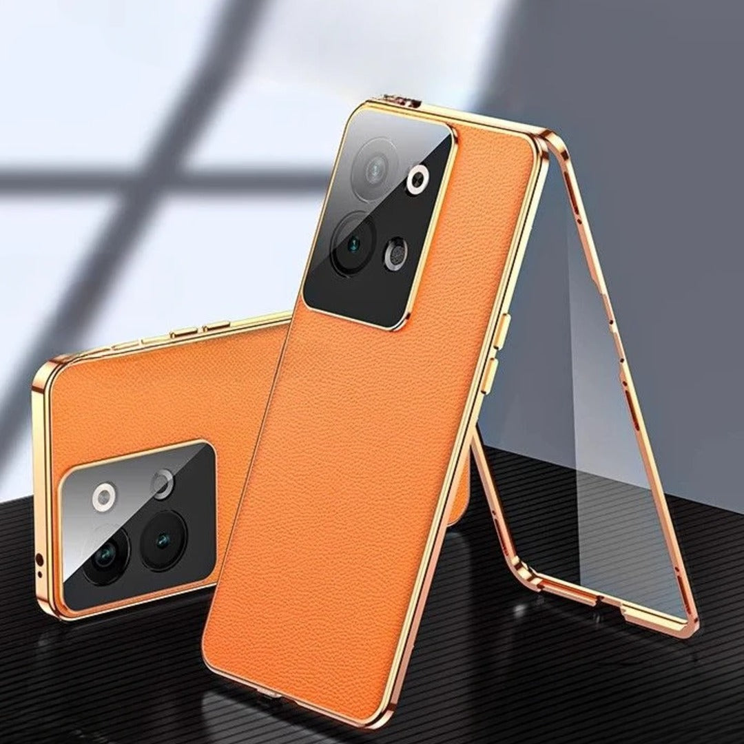 Dual Sided Leather Magnetic Case - Samsung