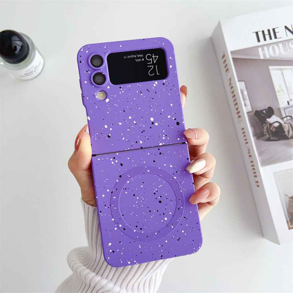 Galaxy Z Flip Series - Magnetic Fashion Ink Matte Case