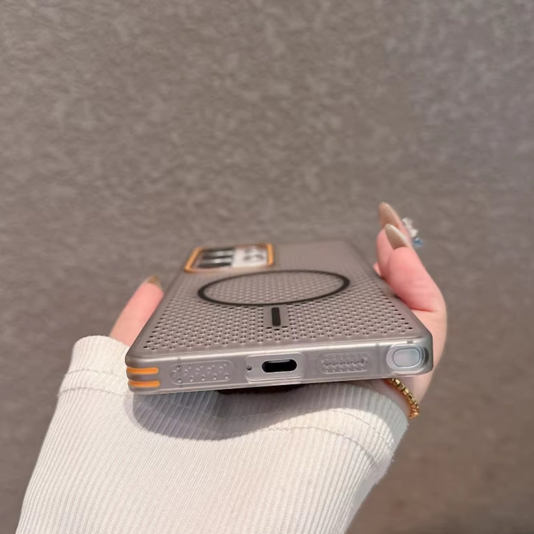 Grid Mesh Cooling MagSafe Case - Galaxy