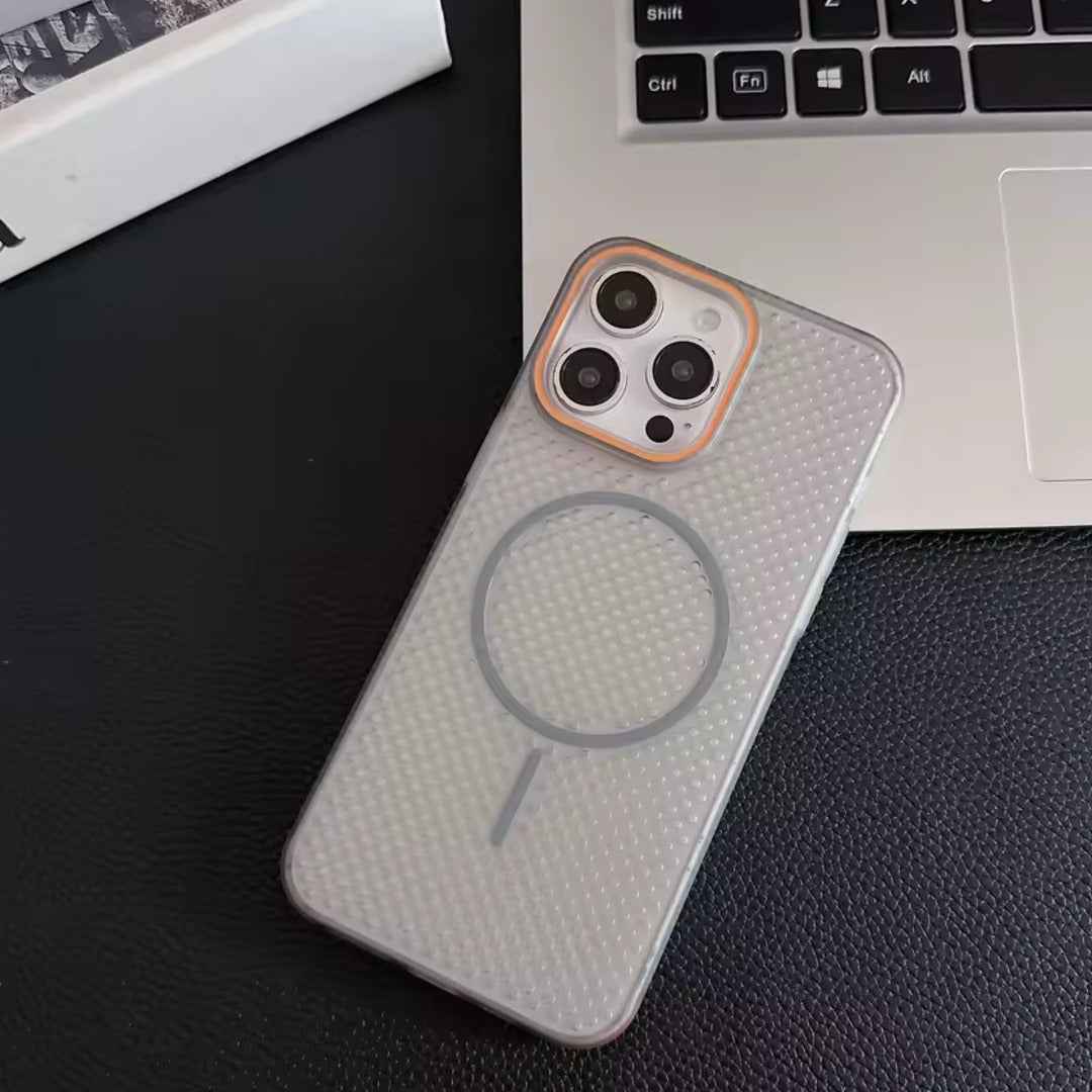 Grid Mesh Cooling MagSafe Case