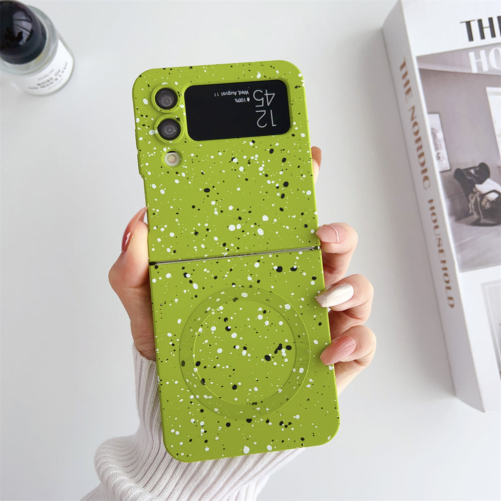 Galaxy Z Flip Series - Magnetic Fashion Ink Matte Case