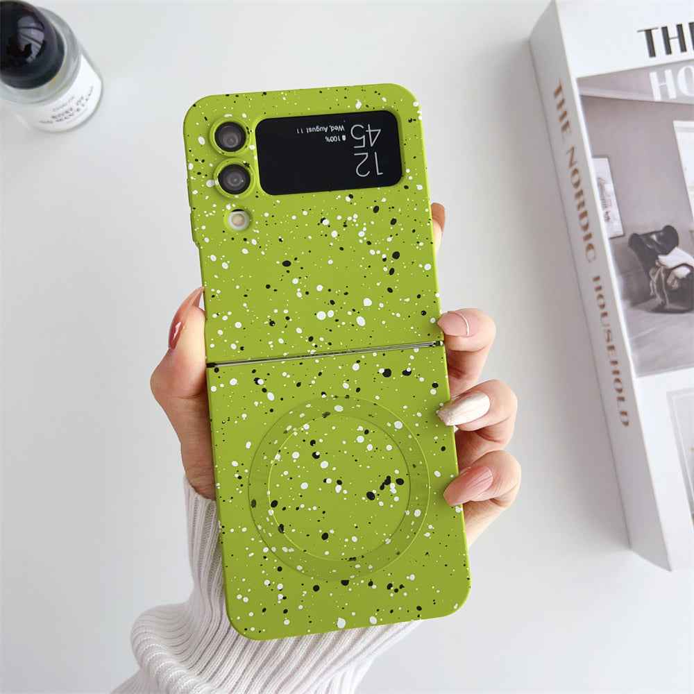 Galaxy Z Flip Series - Magnetic Fashion Ink Matte Case