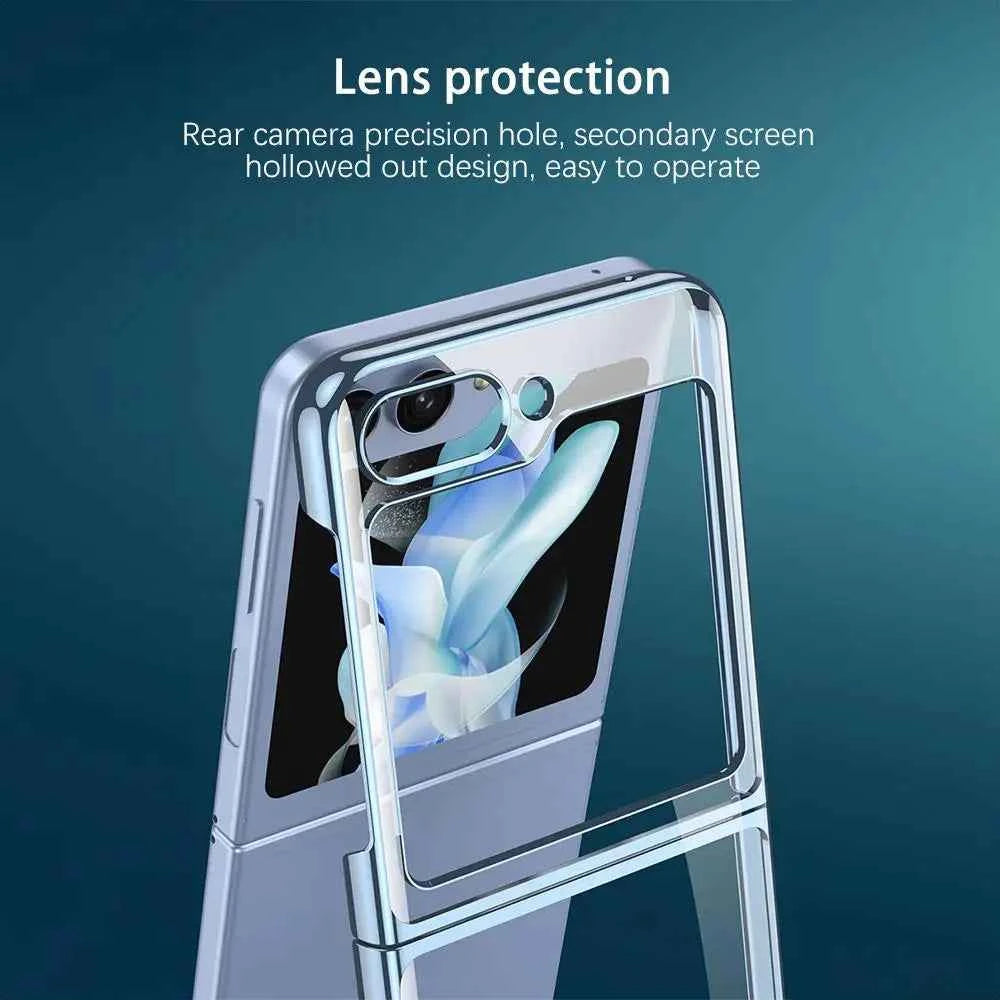 Galaxy Z Flip 5 - Luxury Glitter Transparent Case