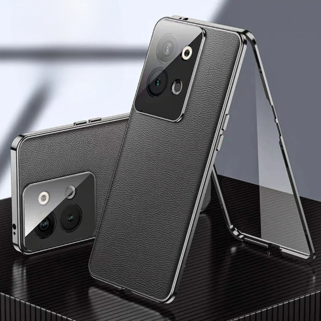 Dual Sided Leather Magnetic Case - Samsung