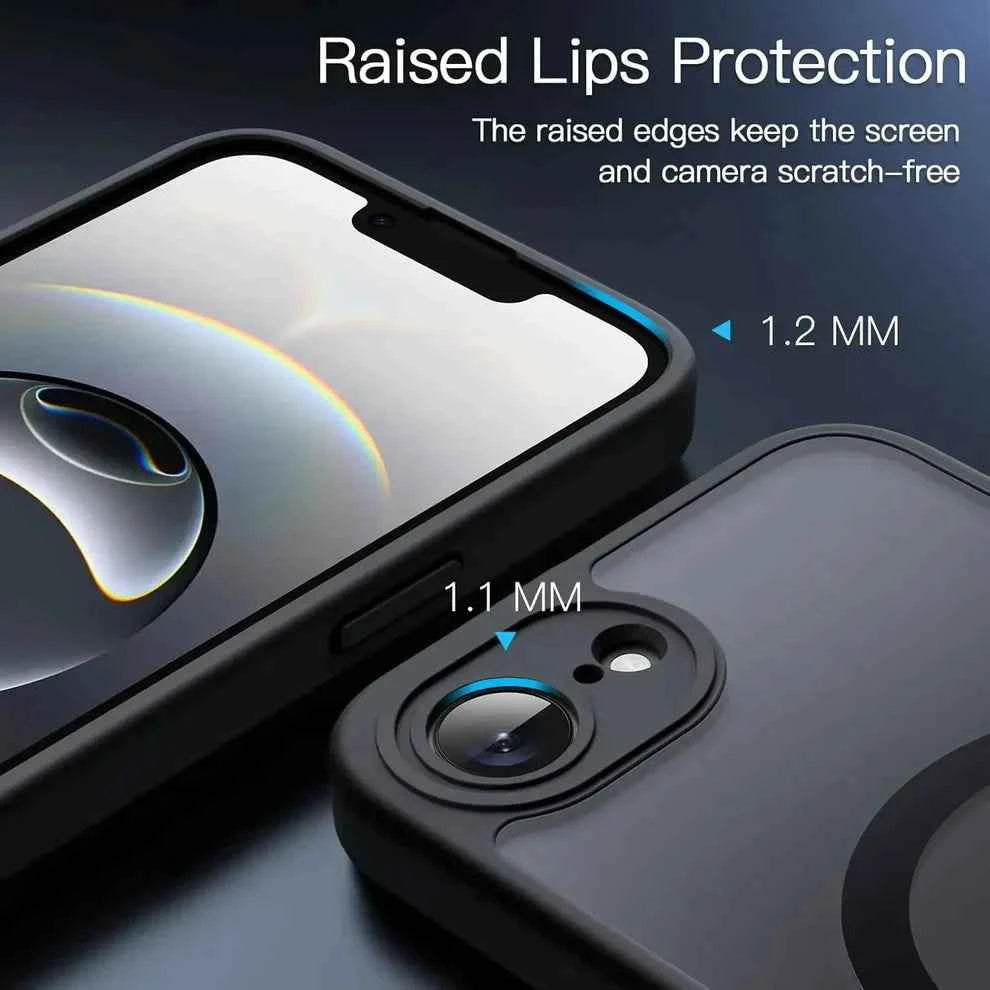 Shockproof Matte MagSafe Case