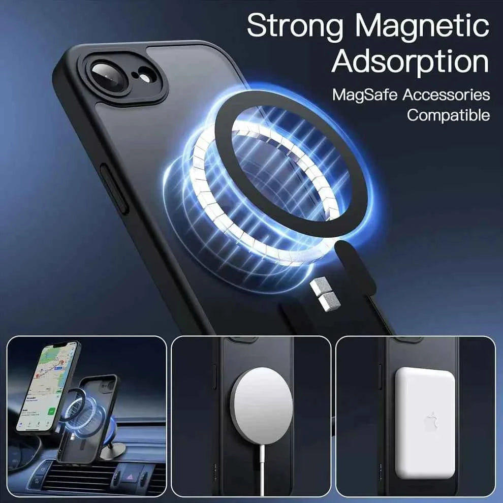 Shockproof Matte MagSafe Case