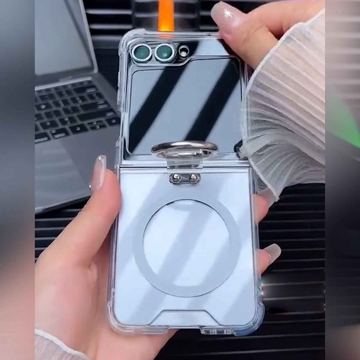 CrystalMag Clear Case - Galaxy