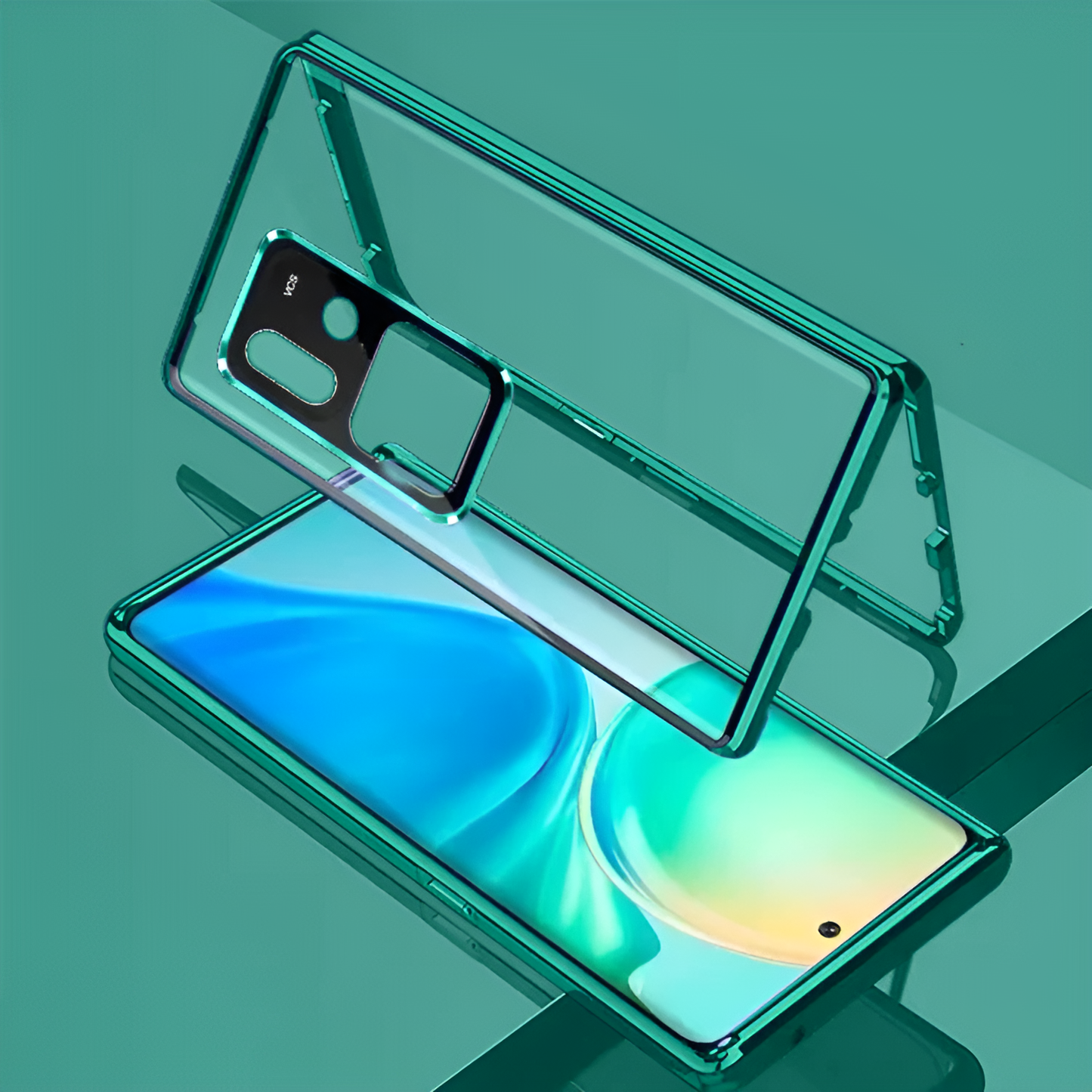 Vivo V30 Series Double Sided Magnetic Metal Frame Case