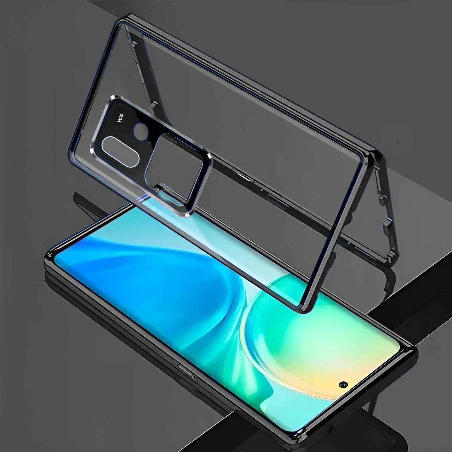 Vivo V30 Double Sided Magnetic Metal Frame Case