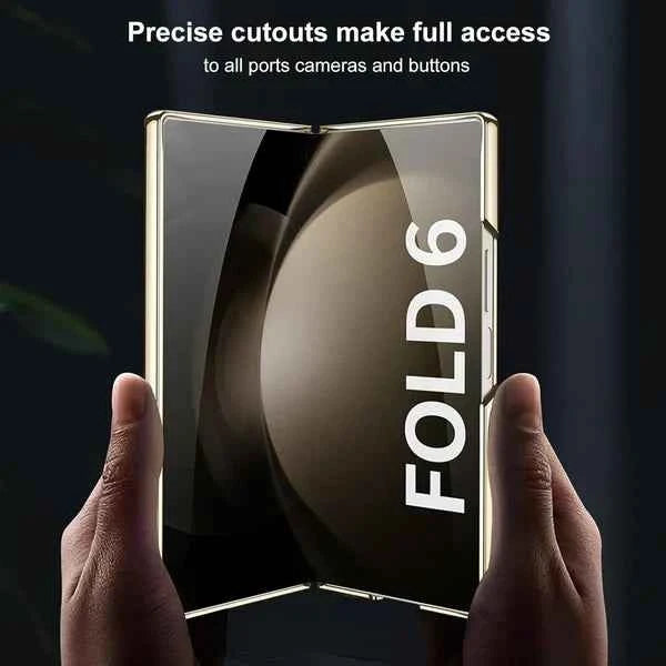 Galaxy Z Fold Series - Animal Printed 9H Tempered Glass Case