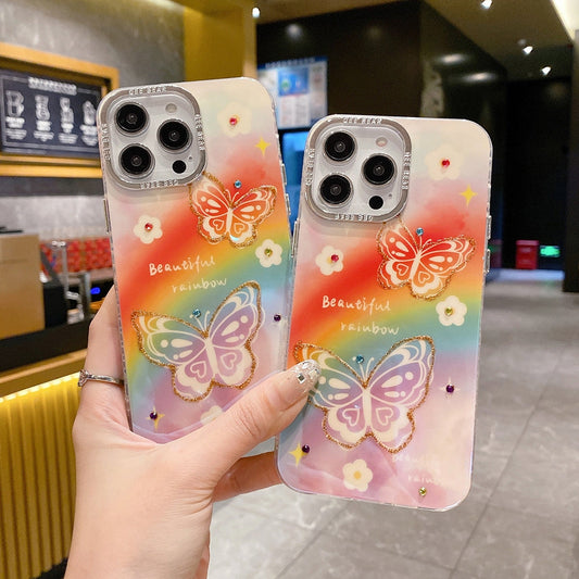 iPhone 14 Series - Rainbow Butterfly Case