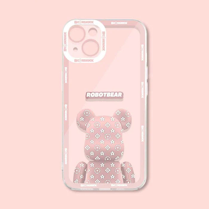 iPhone 14 Series -  Bearbrick Soft Gel Rubber Case
