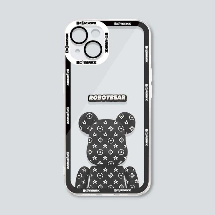 iPhone 14 Series -  Bearbrick Soft Gel Rubber Case