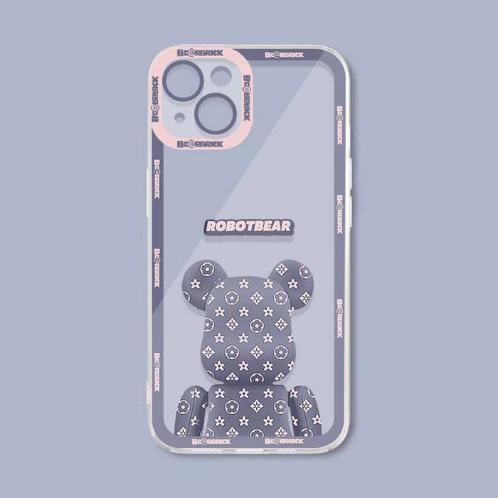 iPhone 14 Series -  Bearbrick Soft Gel Rubber Case