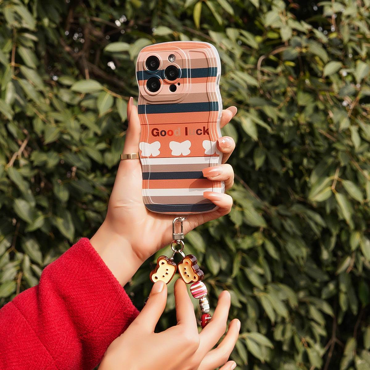 Cute Striped Pattern Case - iPhone