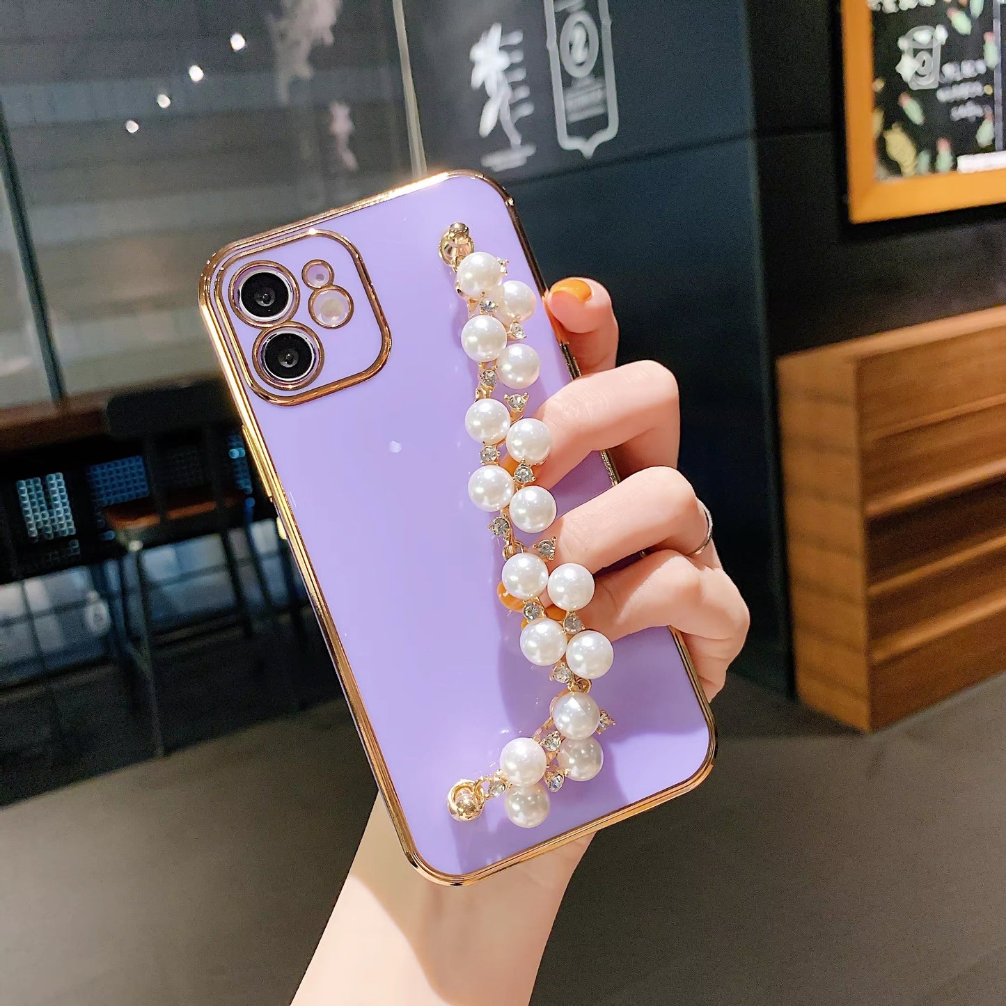 Floral Pearl Case - Galaxy