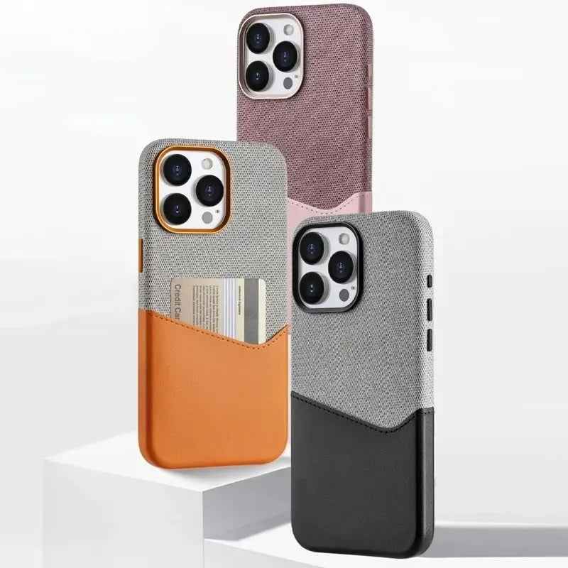 iPhone - Premium Duplex Jeansy Leather Case