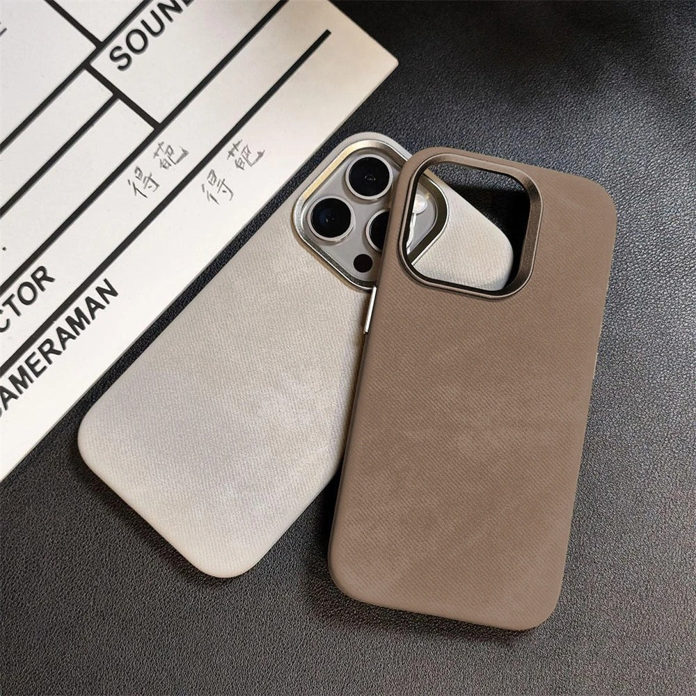 iPhone Series - Velvet Edge Leather Case