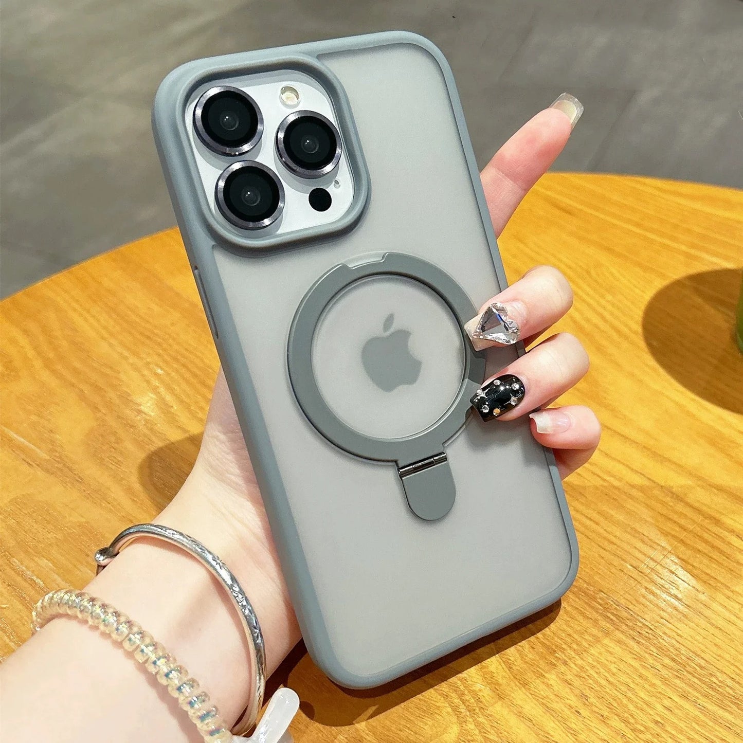 iPhone series - Translucent Frosted Magnetic Case