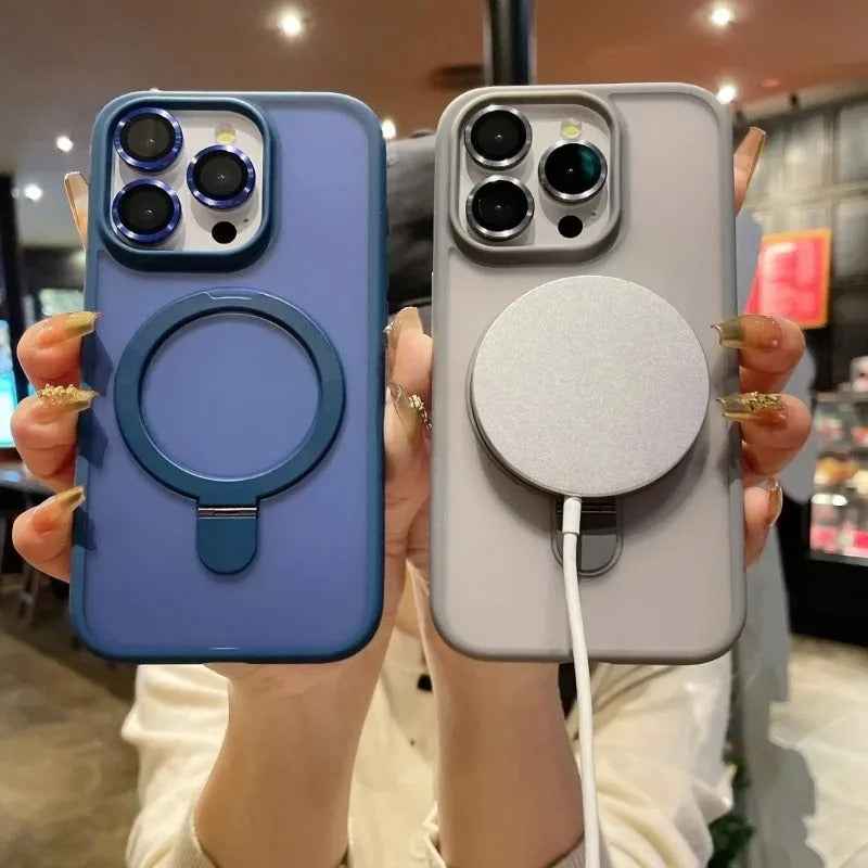 iPhone series - Translucent Frosted Magnetic Case