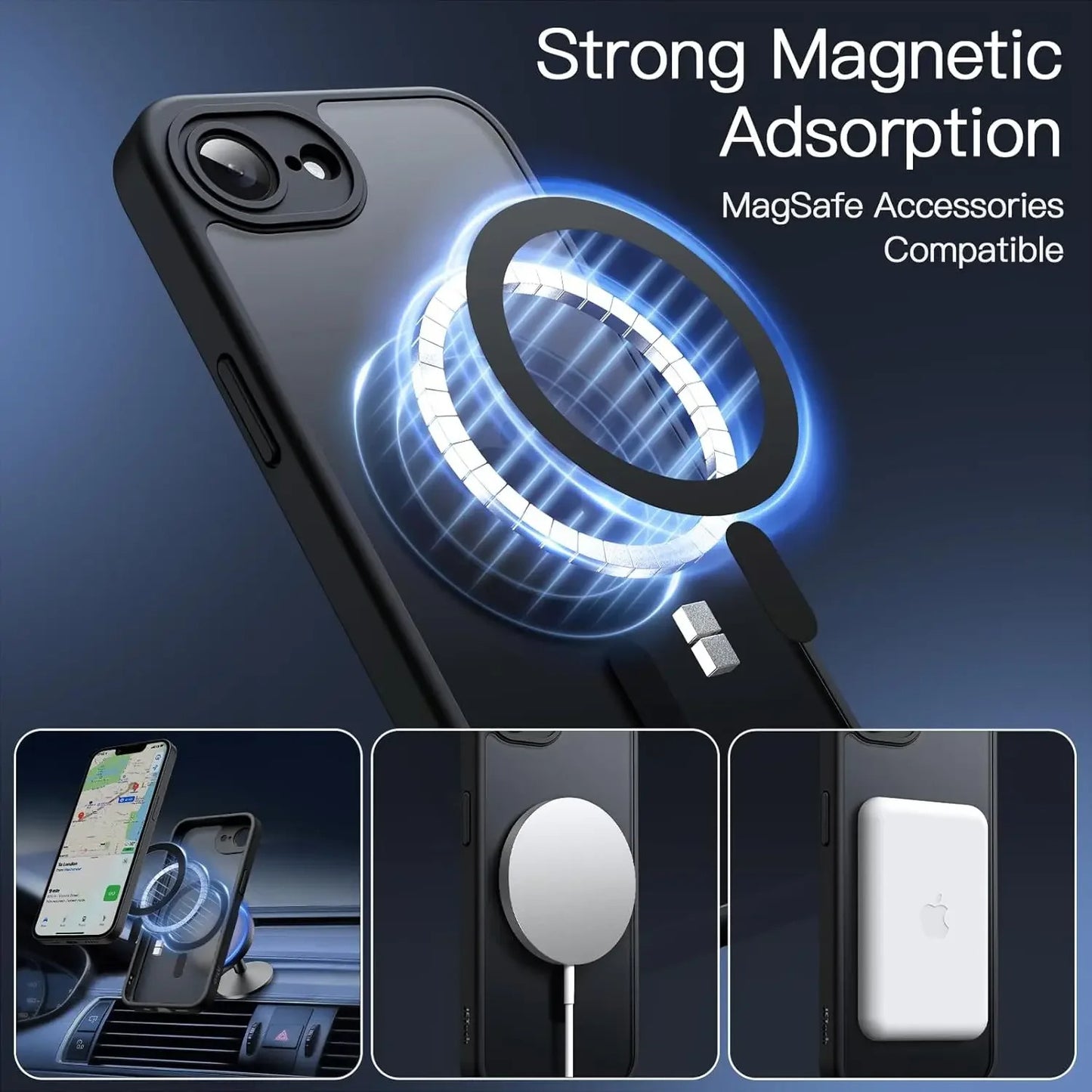 iPhone 16e – ShadowMag Matte MagSafe Case