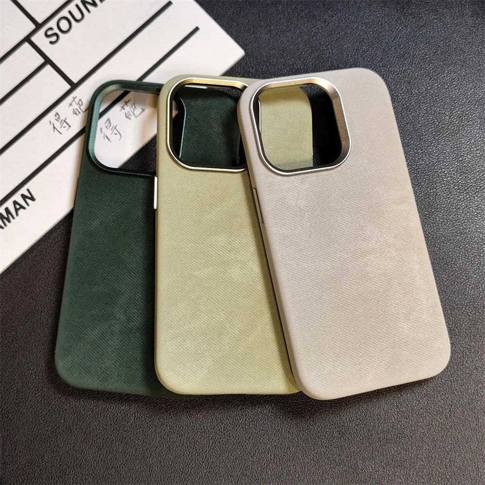 iPhone Series - Velvet Edge Leather Case