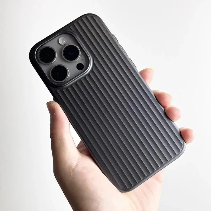 Ribbed Metallic Case - iPhone