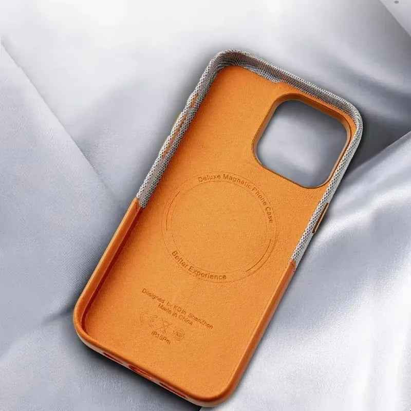 iPhone - Premium Duplex Jeansy Leather Case
