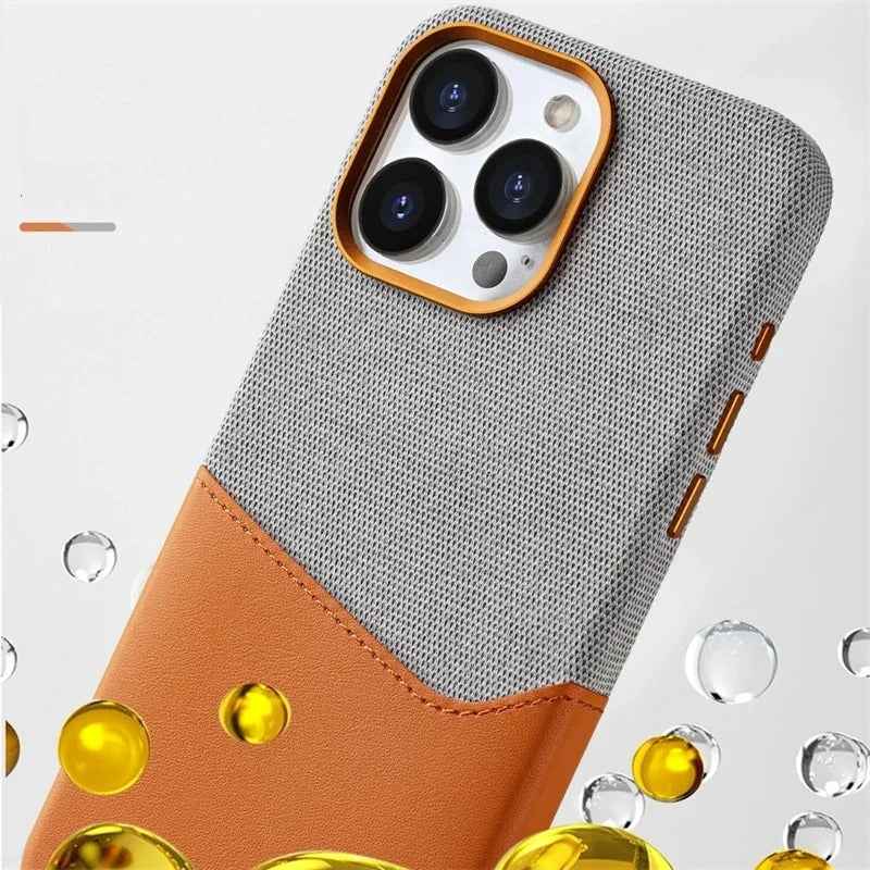 iPhone - Premium Duplex Jeansy Leather Case