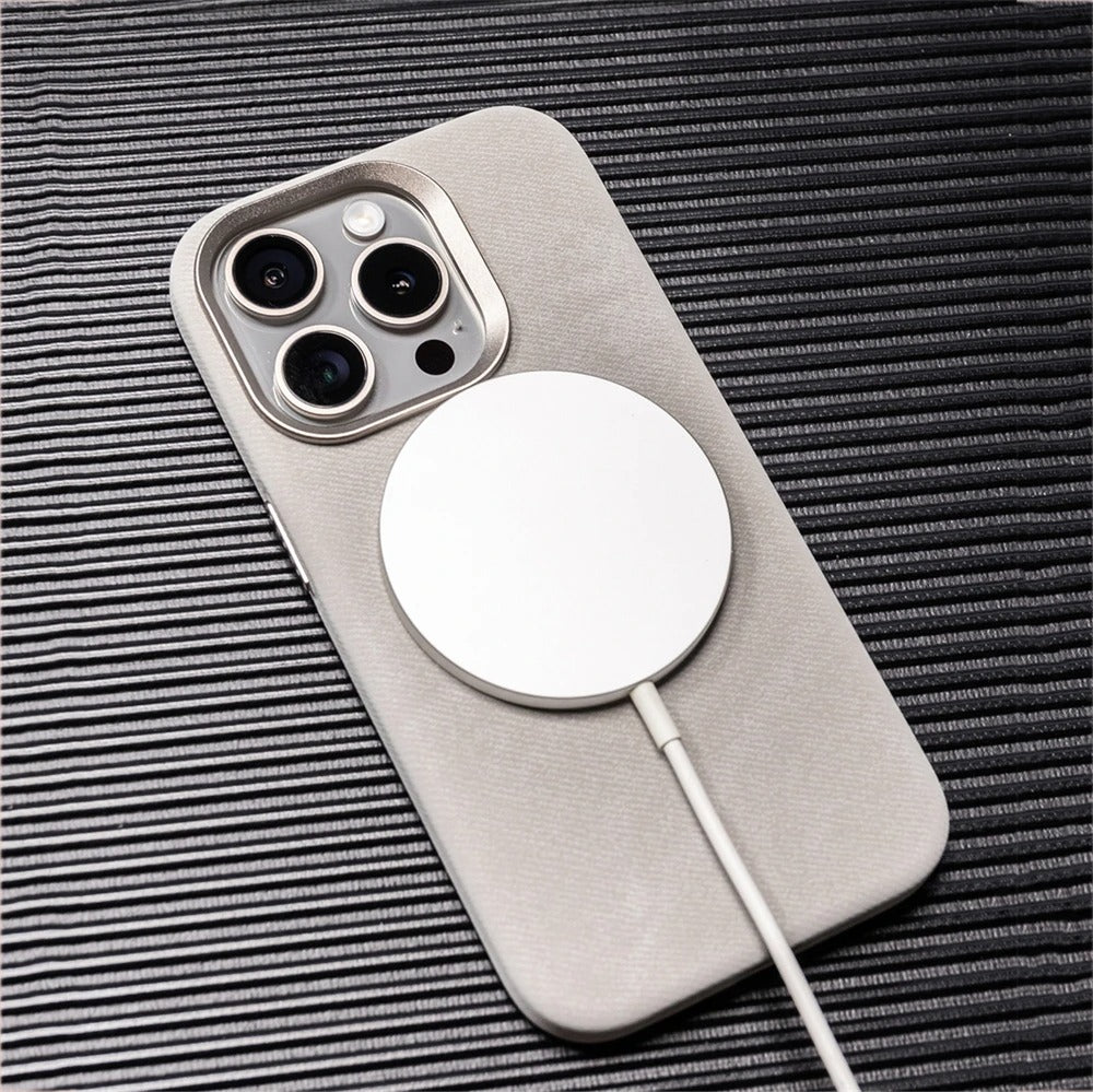 iPhone Series - Velvet Edge Leather Case