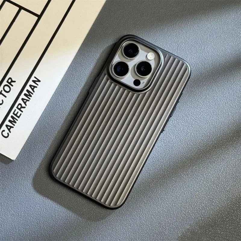 Ribbed Metallic Case