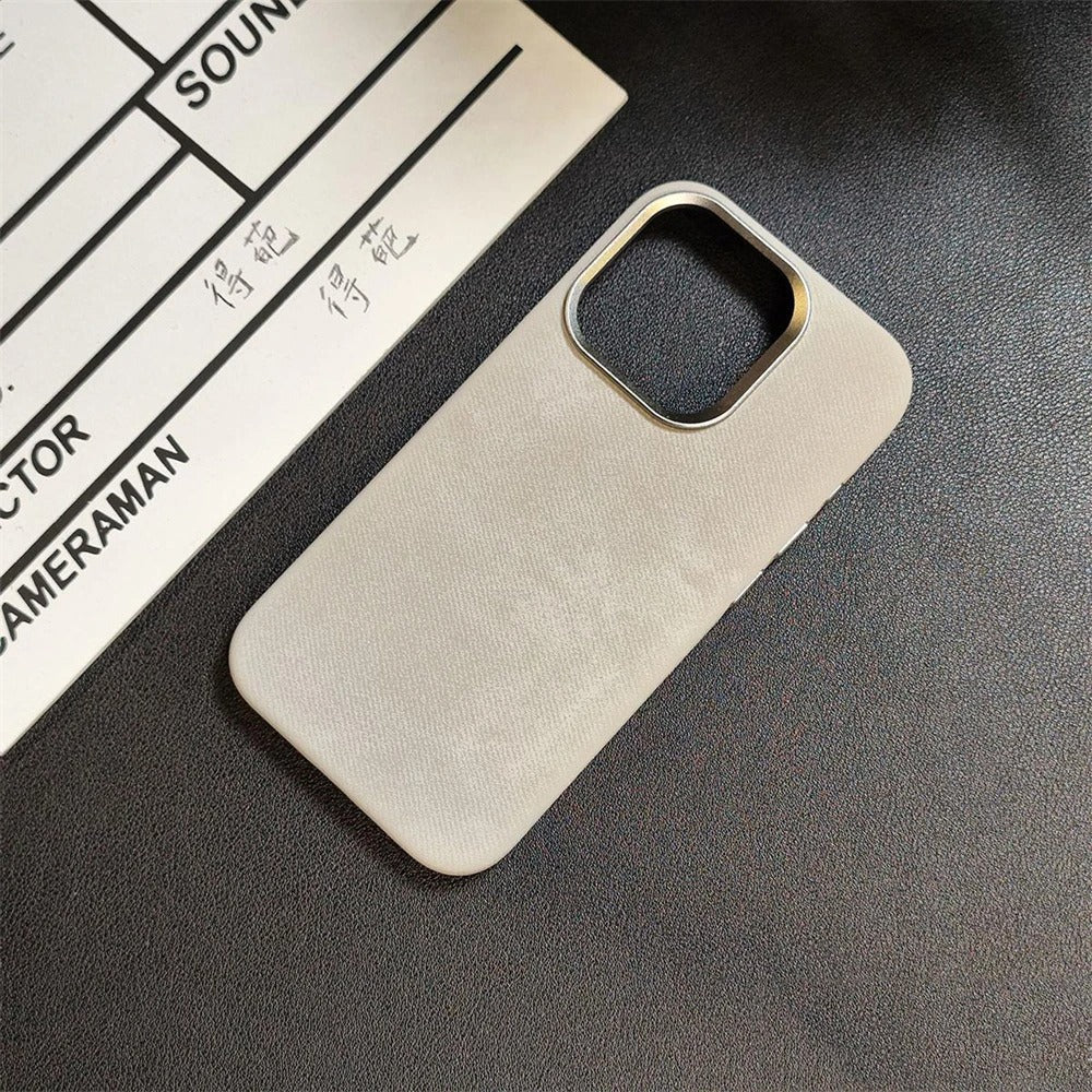 iPhone Series - Velvet Edge Leather Case