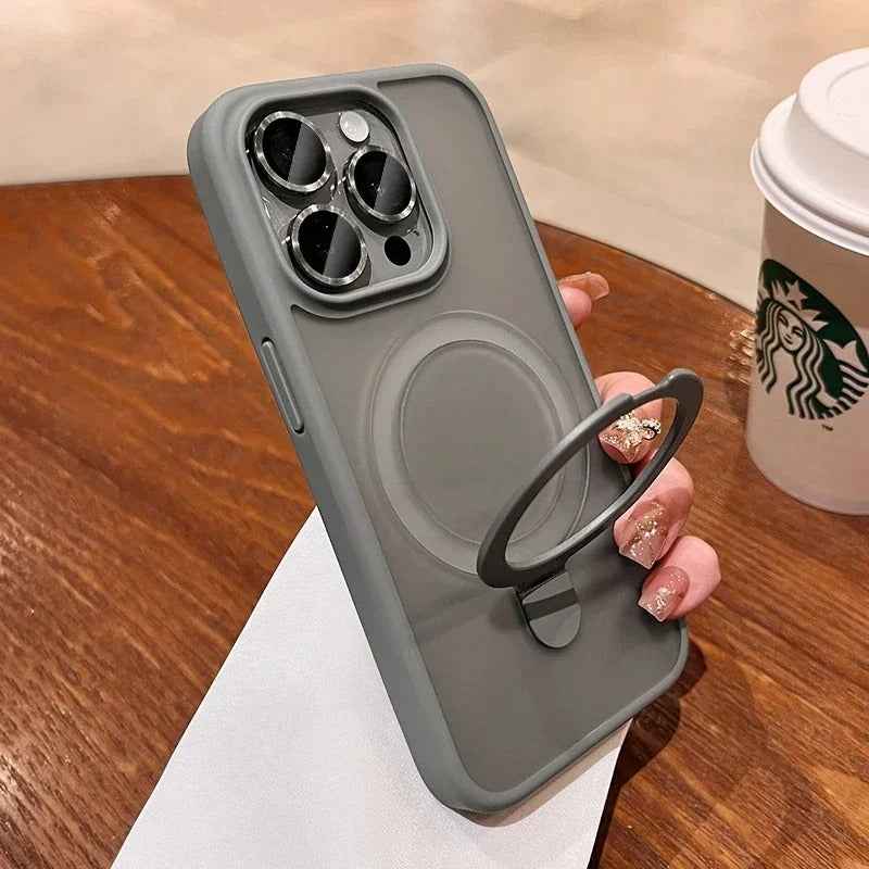 iPhone series - Translucent Frosted Magnetic Case