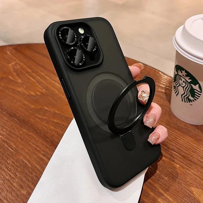 iPhone series - Translucent Frosted Magnetic Case