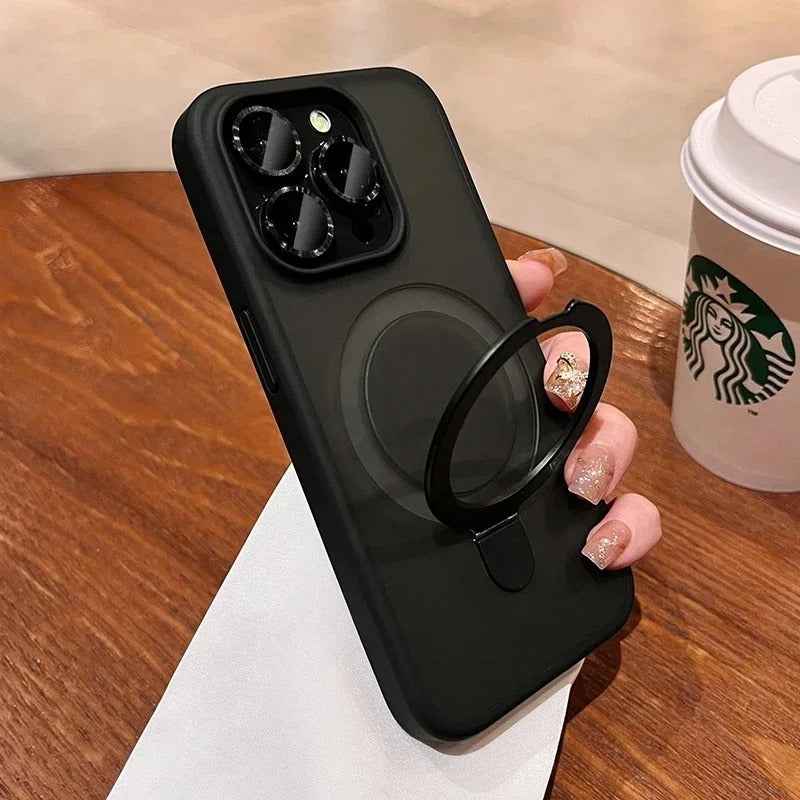 iPhone series - Translucent Frosted Magnetic Case